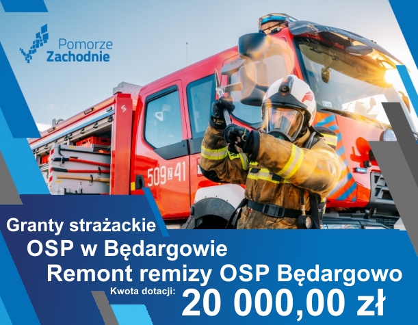Dotacja dla OSP w Będargowie 