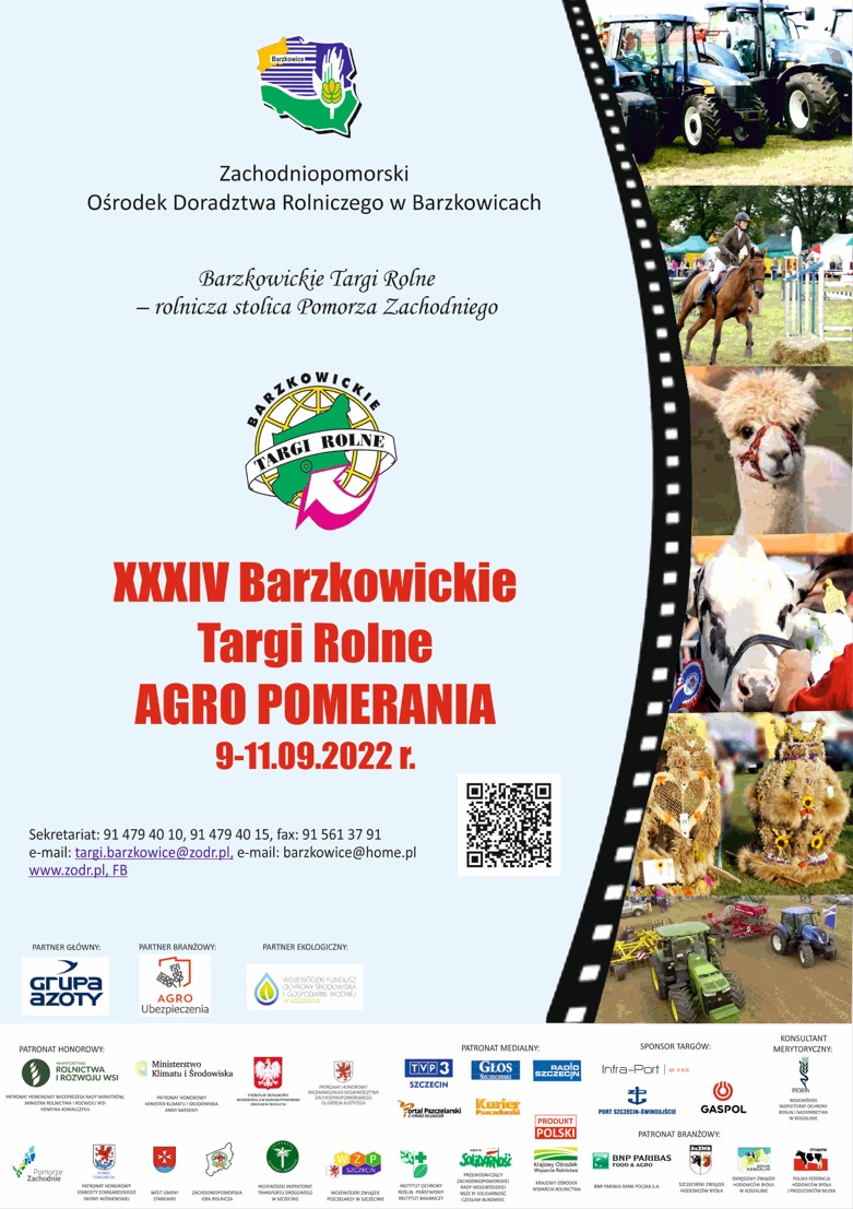 XXXIV Barzkowickie Targi Rolne AGRO POMERANIA 2022