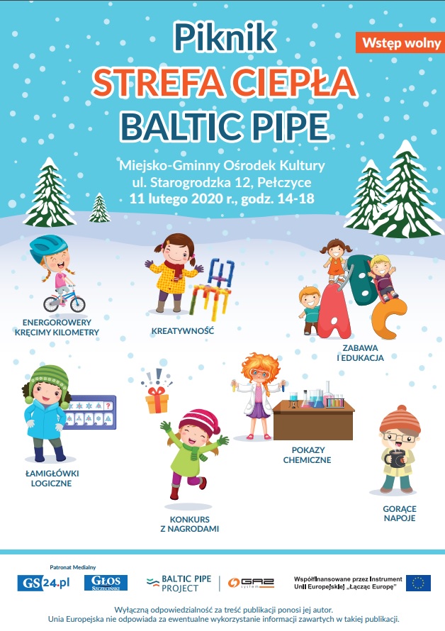 Startują zimowe pikniki – zapraszamy do Strefy Ciepła Baltic Pipe w Pełczycach! 
