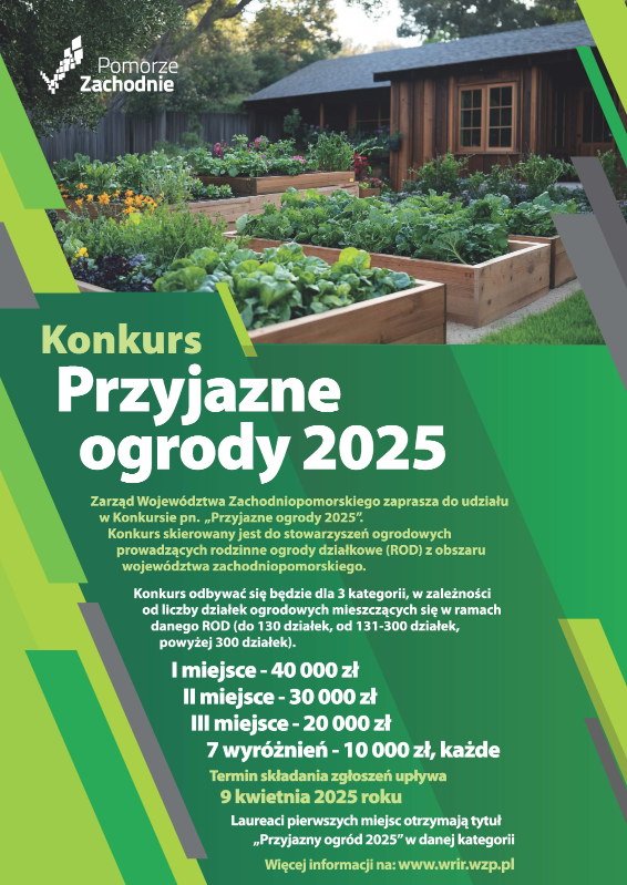 Rusza kolejna edycja Konkursu pn. 'Przyjazne ogrody 2025'