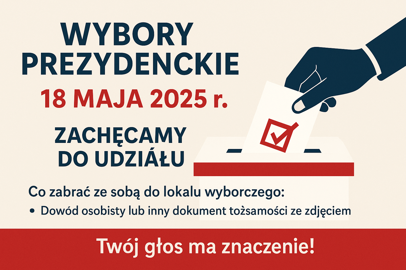 Wybory Prezydenckie – 18 maja 2025 r.